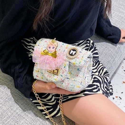 Tas Anak Frozen Elsa Anak Kecil Selempang Ringan FT25 Lebaran Pesta