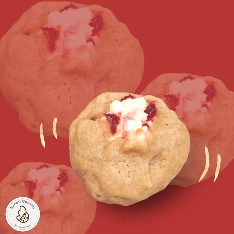 

Strawberry Cheese Cake Cookies Kunari