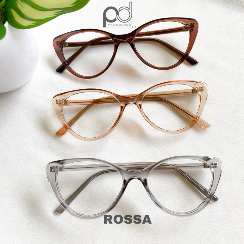 AYY GLASSES - Frame Rossa kacamata cat eye kecil