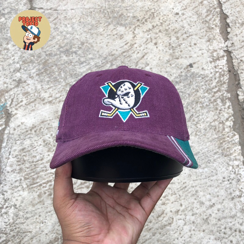 Topi National Hockey League (NHL) Team “Anaheim Ducks” Cap, Designed Exclusively for Bauer by Sports