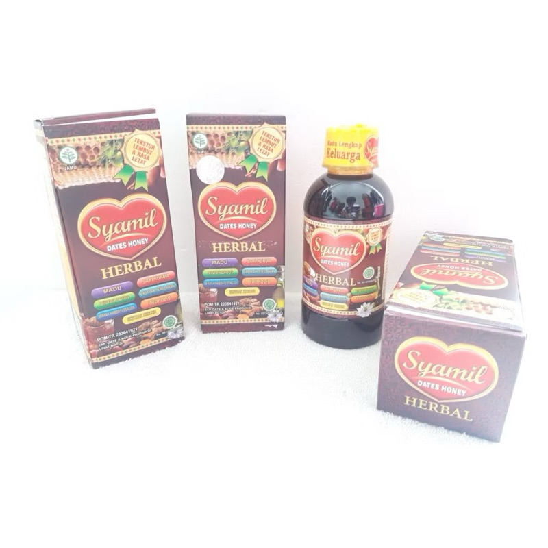

Madu Syamil Anak Dates Honey - Madu Syamil Family Madu Lengkap Keluarga plus Sari Kurma, Propolis, Kalsium, dan Minyak Zaitun