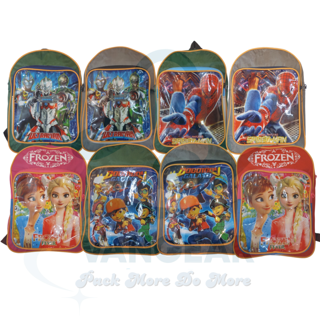 Tas Ransel Karakter Anak TK/PAUD , Tas Anak Lucu dengan Karakter Favorit, Tas Anak TK Cewek/Cowok