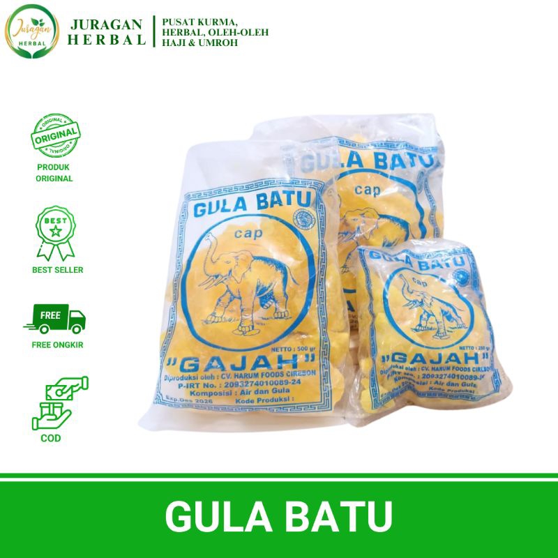 

GULA BATU CAP GAJAH Murni Tanpa Campuran