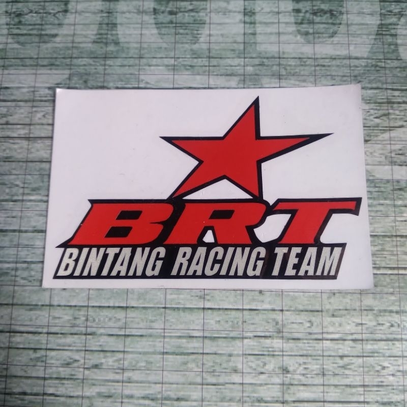 Sticker CUTTING BRT BINTANG RACING TEAM 01