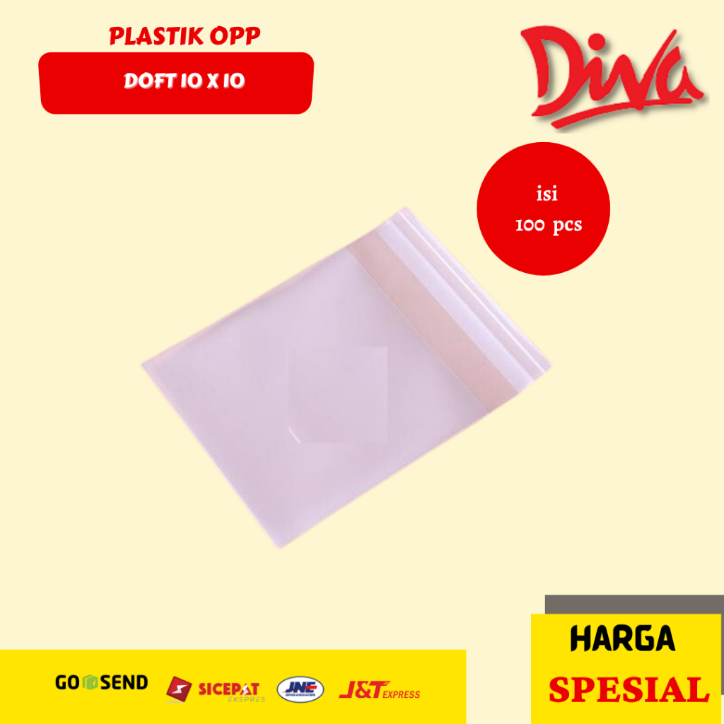 

Plastik Opp Doft ukuran 10x10 isi 100 pcs