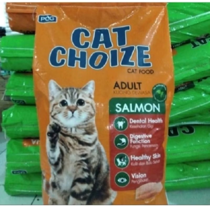 Cat Choize Adult Salmon 20kg / Makanan kucing Kering Cat Choize Adult Salmon 20kg.