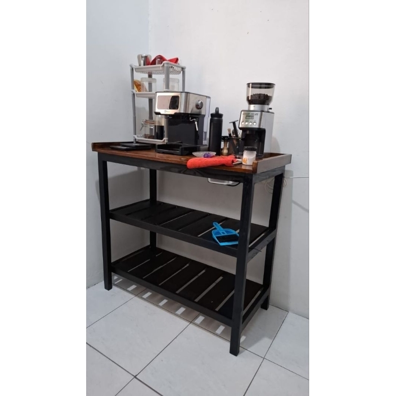 meja rak serbaguna jati belanda