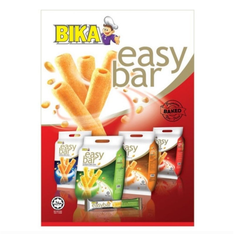 

BIKA Easy Bar Corn Stick BBQ & Chicken Flavoured / Stick Jagung Aneka Rasa.