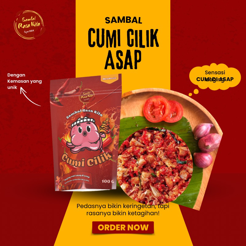 

Sambel Rasa Kita - Cumi Cilik || Cumi Cilik Asap || satuan || 100 Gram