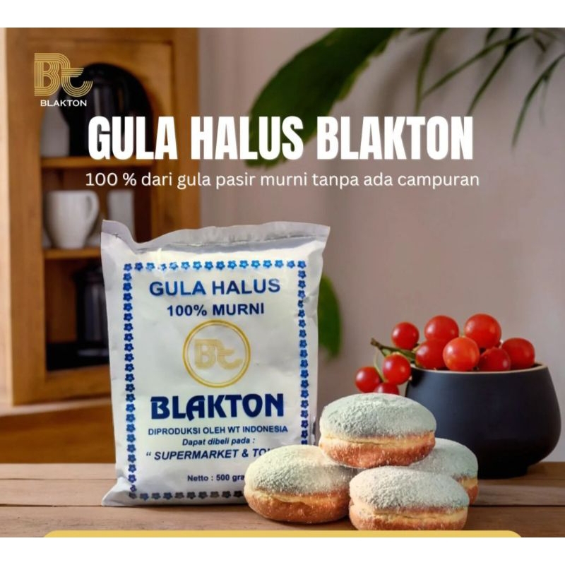 Blakton gula halus 500gr (100% gula pasir premium)