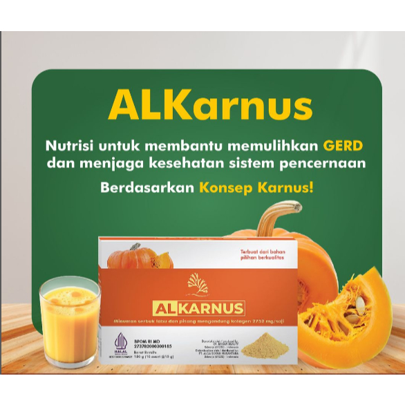 

Al Karnus Minuman Sereal Labu Kuning Terbuat Dari Bahan- Bahan Alami