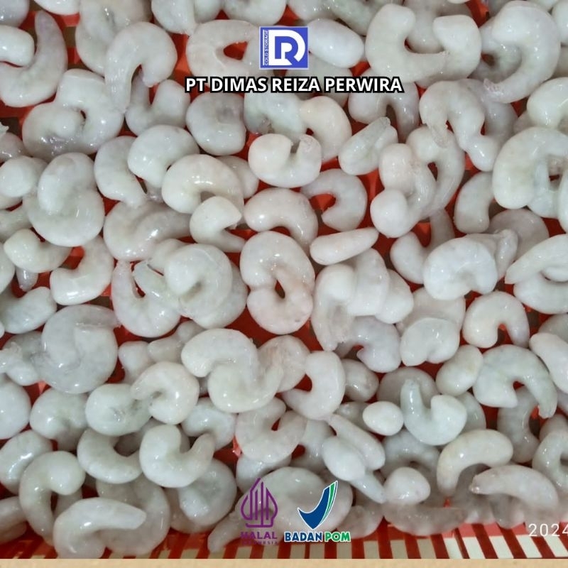 

Udang Vanname Kupas Bersih 1 kg Glazing 50%