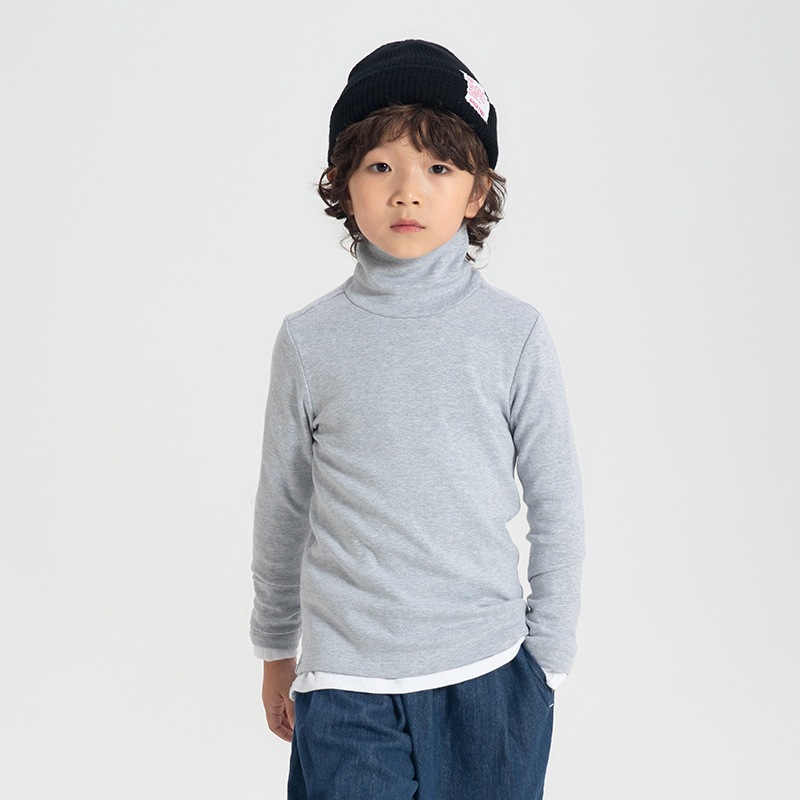 Kaos Lengan Panjang Anak Laki-laki Import 2-11tahun Turtleneck Polos