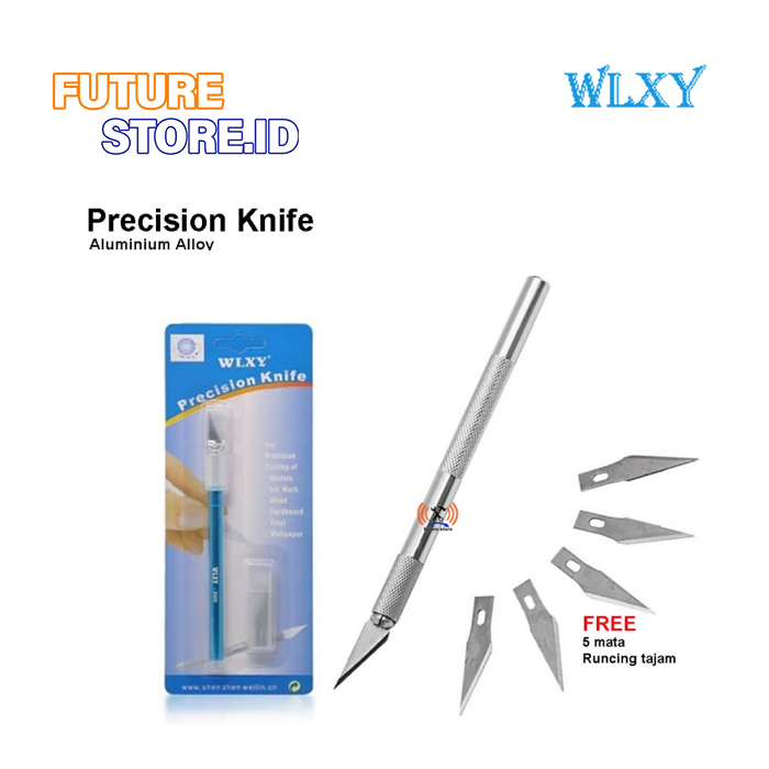 

Pisau Ic WLXY WL-9309 / Pidau ic WLXY Set / Pisau Cutter ic set 5 in 1