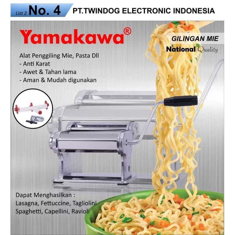 ampia / Gilingan Mie Manual Yamakawa Gilingan Mie Pasta Maker ampia
