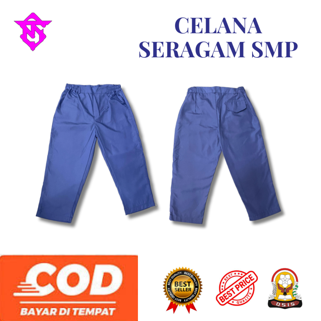 57 CELANA SMP CELANA SERAGAM SMP CELANA PANJANG SMP SERAGAM CELANA PANJANG SMP MURAH