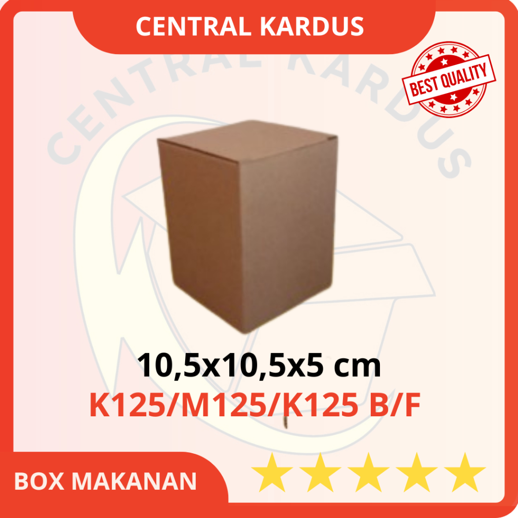 

(harga paket 10 pcs) Box/Dus/Kardus diecute polos uk/10,5x10,5x5 cm