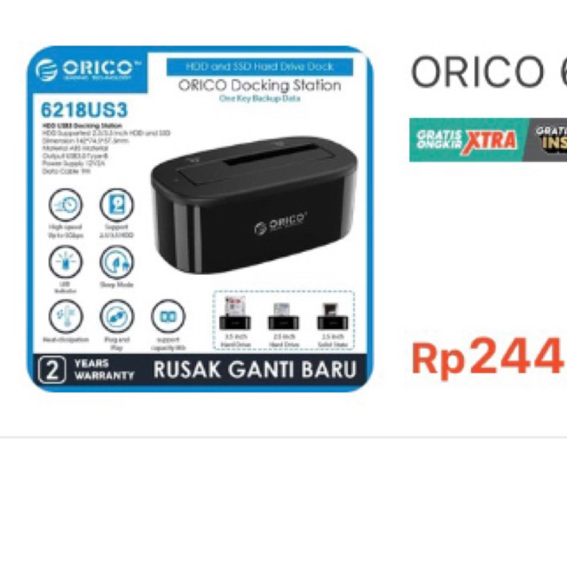 Orico Docking SSD second