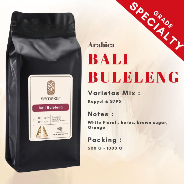 

Semekar Coffee - Kopi Bali Buleleng Arabica Specialty Roasted Beans - 500G & 1000G