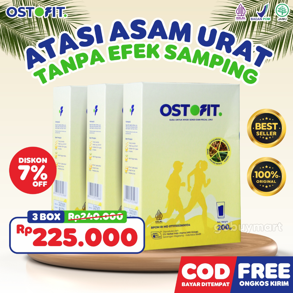 

OSTOFIT - Susu Herbal Atasi Nyeri Sendi Secara Alami