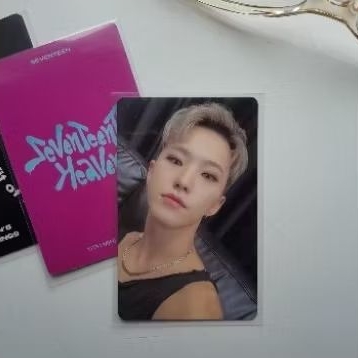 photocard pc hoshi seventeen vod touring bets be the sun