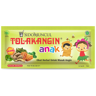 

SidoMuncul Tolak Angin Obat Herbal Masuk Angin Cair Anak Sachet 10 ml