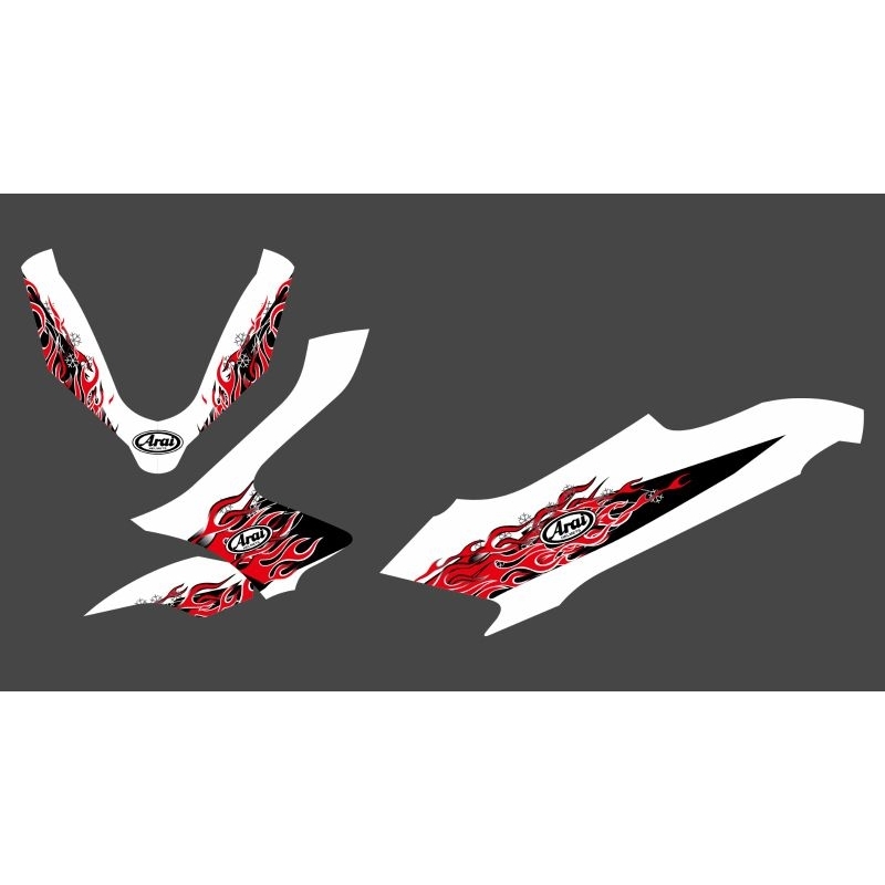 striping stiker transparan honda pcx 150 arai api transparan custom arai pcx 150