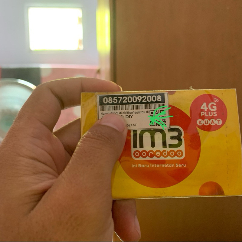 no cantik im3 double tahun