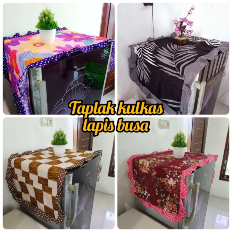 TUTUP KULKAS / PENUTUP KULKAS KAIN ANEKA MOTIF