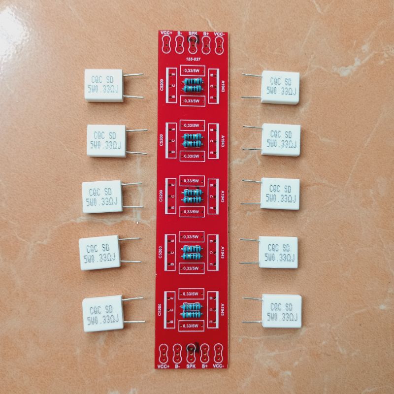 Kit Pcb Final toshiba 5 Set Tanpa Transistor Belum Disolder