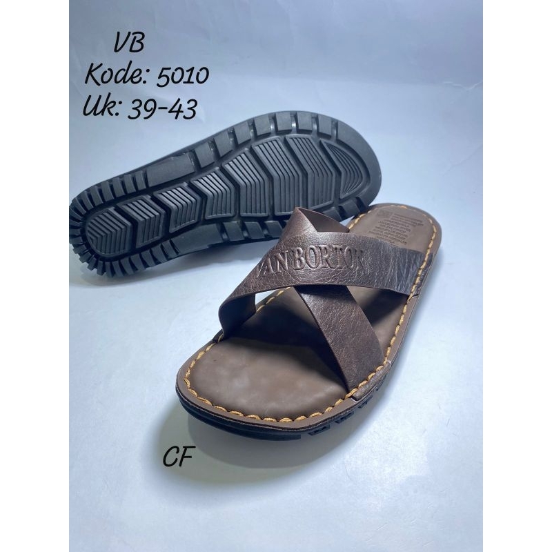 SANDAL KULIT VAN BORTON PRIA 5010
