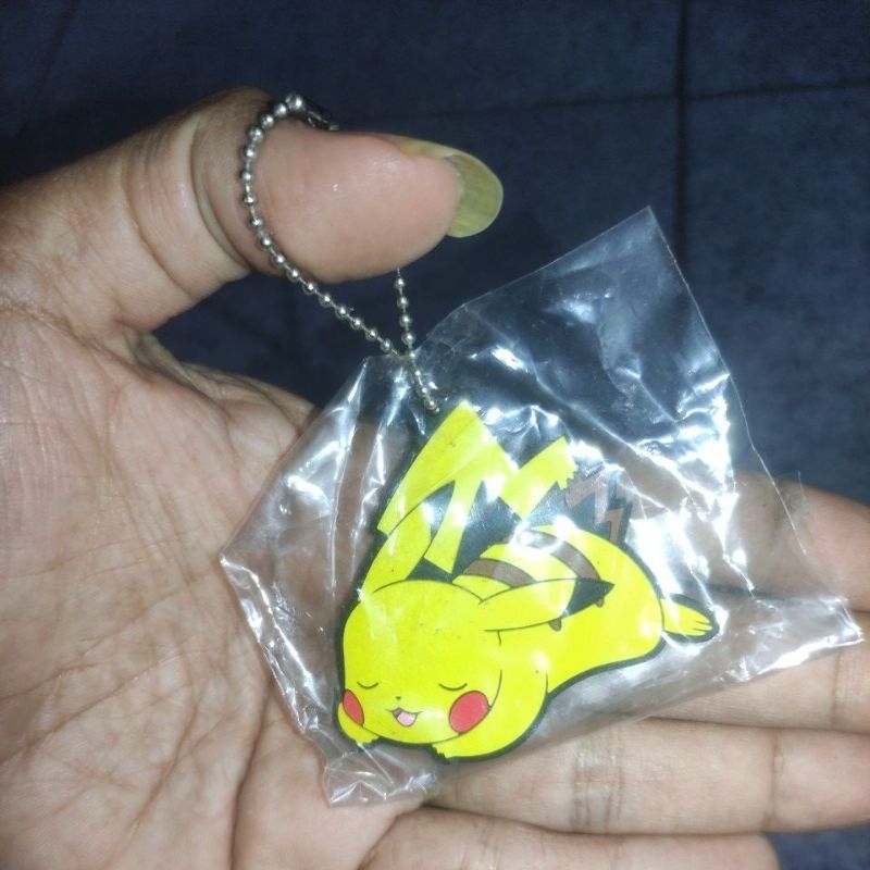 Figure Pikachu Sleep Keychain Pokemon Indomaret