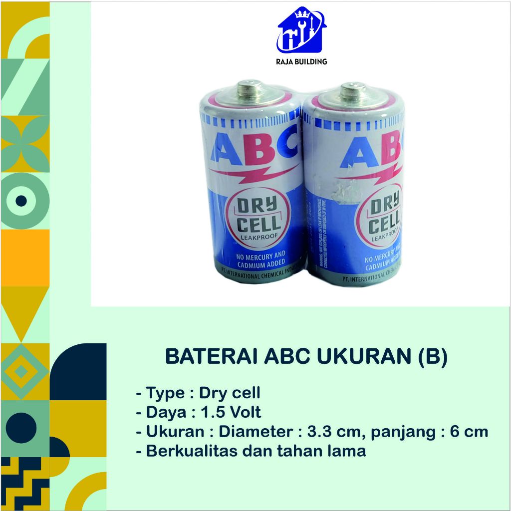 BATERAI ABC BIRU UKURAN BESAR/BATERAI/BATERAI ABC/BATERAI BESAR/BATERAI KERING/BATERE/BATERE