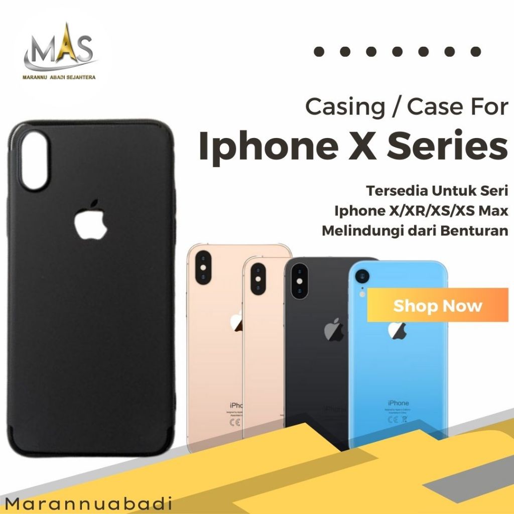 Soft Case Clear Bening dan Hitam Polos  - Iphone X XR XS XSmax Casing