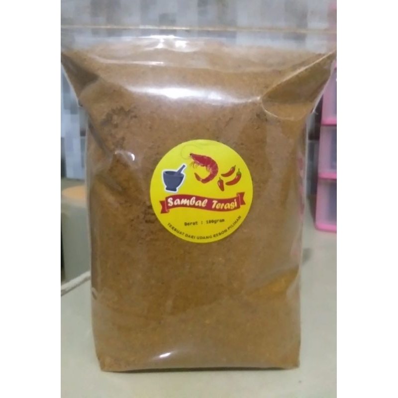 

Sambal Terasi Bubuk Premium Siap Pakai Asli Pontianak 1kg
