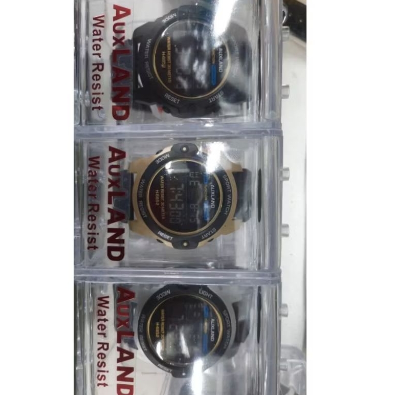 JAM TANGAN SPORT AUXLAND PRIA DAN WANITA WATER RESISTANT + BOX