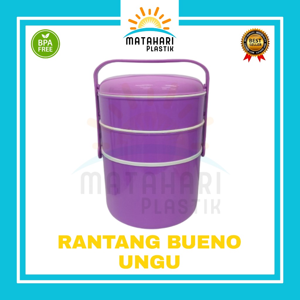 Rantang Susun/Rantang Bueno/Rantang susun 3/Rantang Besar/Rantang Plastik susun 3