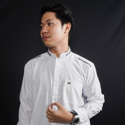 Al-Wafa Koko Putih Dewasa (KK 0426 HS CUFF, FS MANSET PUTIH)Panjang Tangan Manset