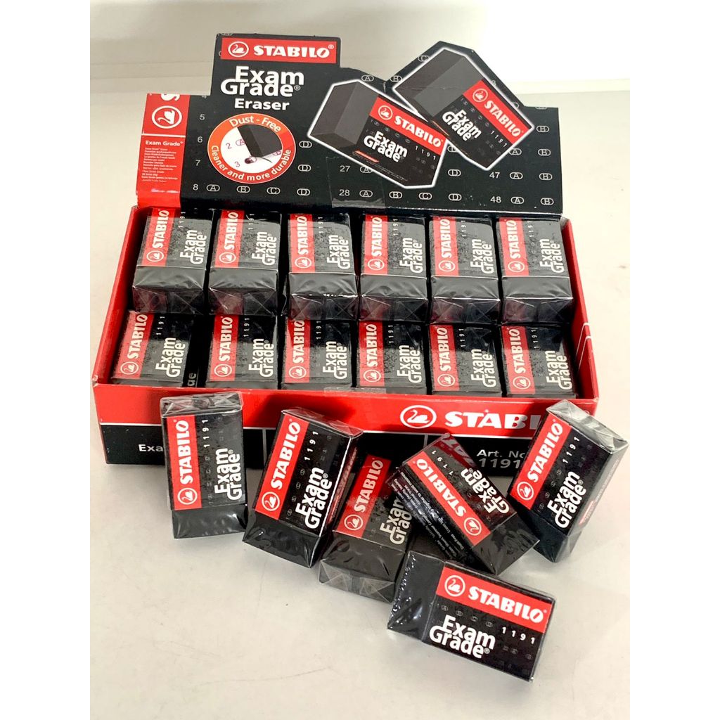 

STABILO Exam Grade Eraser Penghapus Pensil Ujian Sekolah 2B Hitam Putih Warna-warni