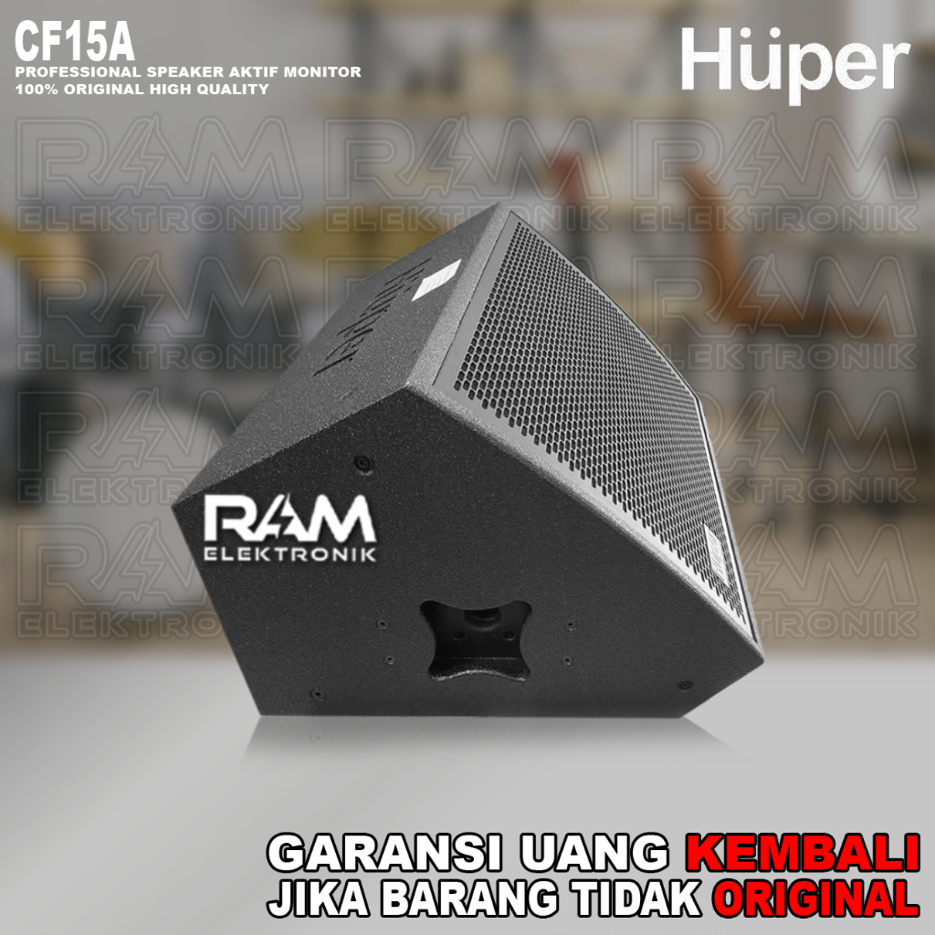 (jual 2 buah) Speaker Aktif 15 Inch HUPER CF15A | CF 15A | CF 15 A Floor Monitor Original