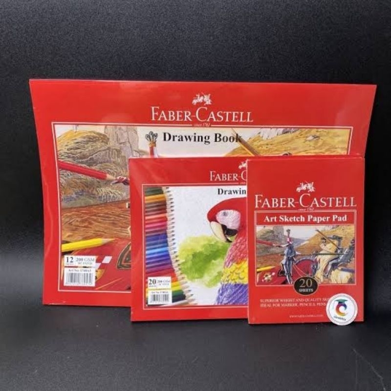

Faber-Castell Sketch Book Drawing Book A3 A4 A5 / Buku Gambar A3 A4 A5