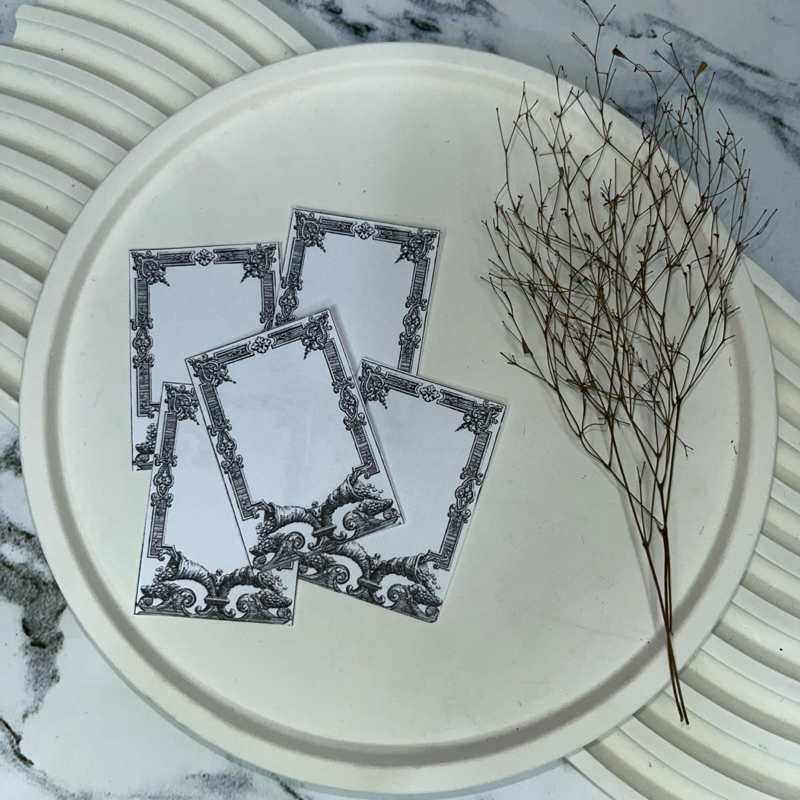 

5 Lembar Kertas Dekorasi Journaling Scrapbook Vintage