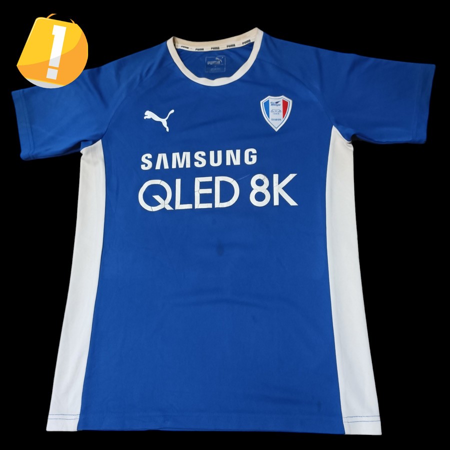 PUMA JERSEY SUWON BLUE WINGS HOME FOOTBALL SOCCER JERSEY KOREAN LEAGUE BAJU BOLA LIGA KOREA