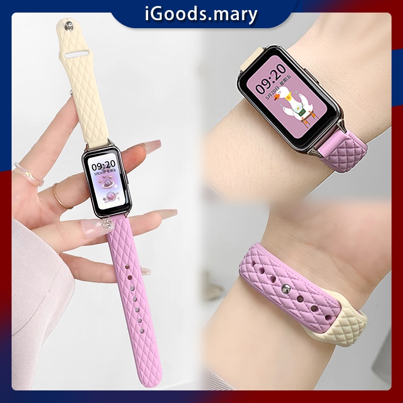 For Huawei Band 7 Silicone Strap Smart Sport Huawei Band 8/9/10 Replacement Strap