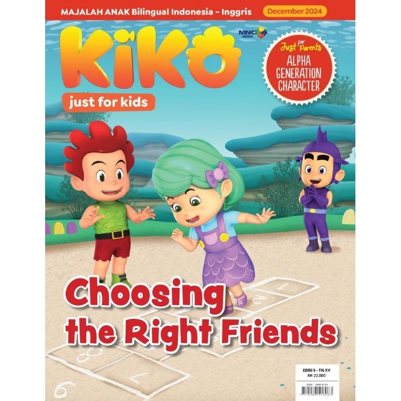 Majalah Just For Kids "KIKO" Edisi Desember 2024