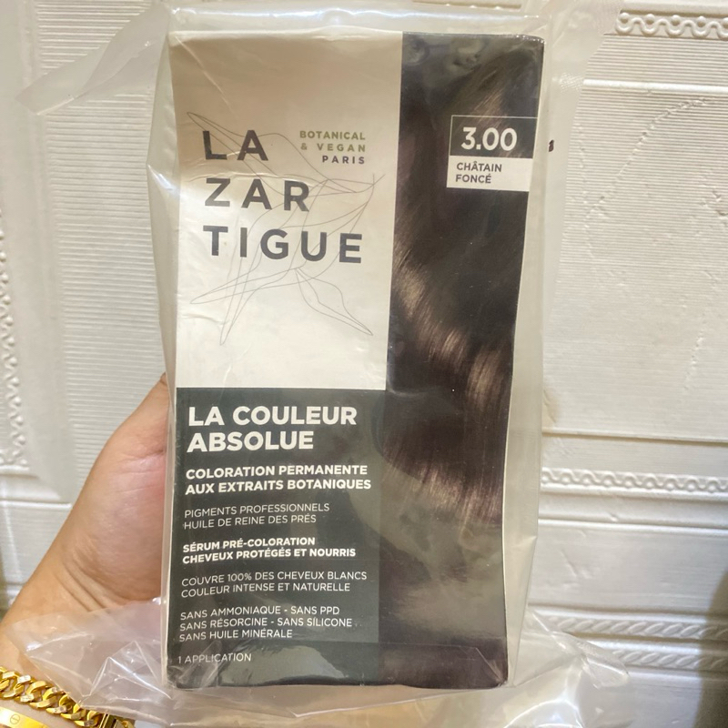[ PROMO ] Lazartigue La Couleur Absolue Dark chestnut 3.00 150gr - Pewarna Rambut Vegan/Hair Color/ 