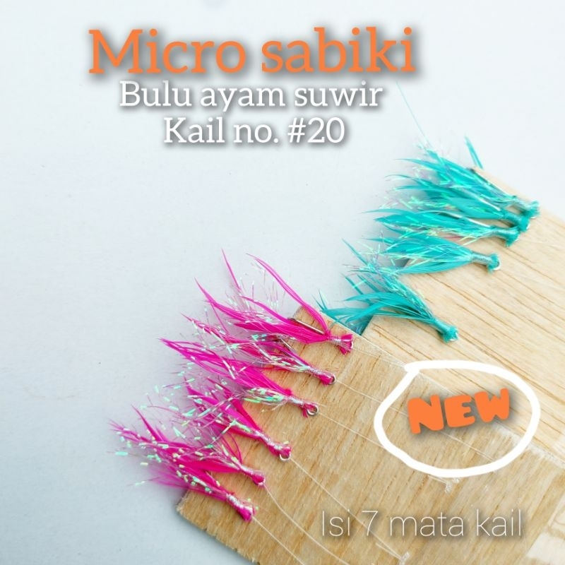 MICRO SABIKI Umpan Kotrekan ikan tembang/selar/kuniran