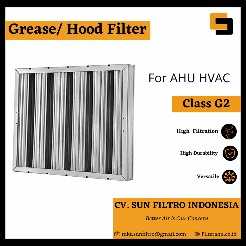 FILTER HOOD | GREASE FILTER | EXHAUST ALMUNIUM