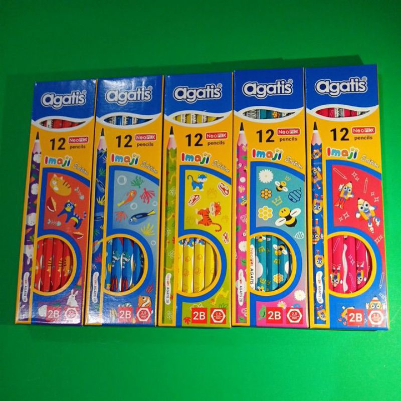 

Pensil 2B Neopex Agatis Motif Imaji per pak (isi 12)