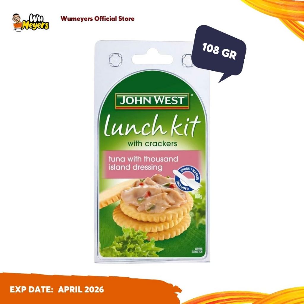 

John West Lunch Kit with Crackers Tuna with Thousand Island Dressing 108gr